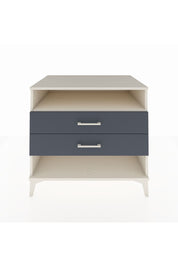 Kronos Şifonyer Tek Raflı 2 Çekmeceli 88x59x80 Aytaşı-Antrasit