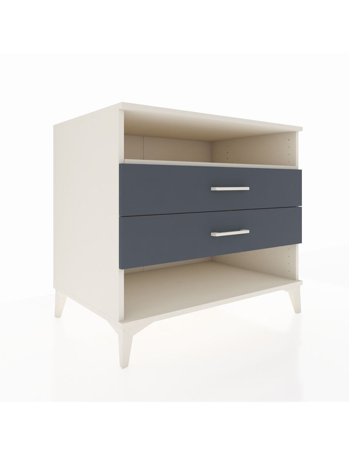 Kronos Şifonyer Tek Raflı 2 Çekmeceli 88x59x80 Aytaşı-Antrasit