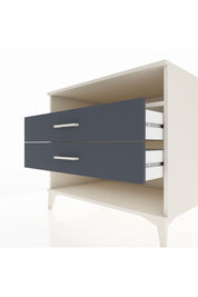 Kronos Şifonyer Tek Raflı 2 Çekmeceli 88x59x80 Aytaşı-Antrasit