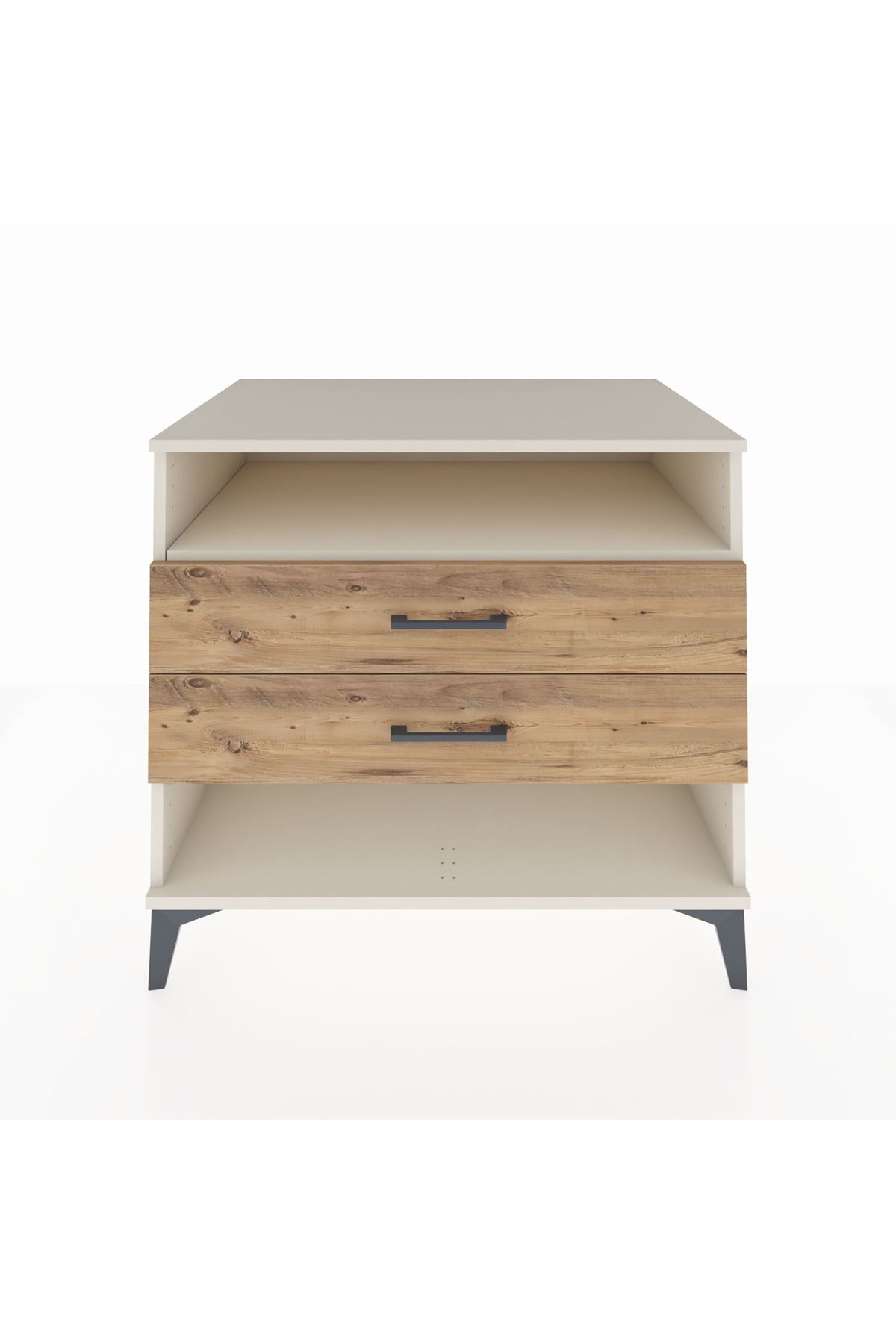 Kronos Şifonyer Tek Raflı 2 Çekmeceli 88x59x80 Aytaşı-Çam