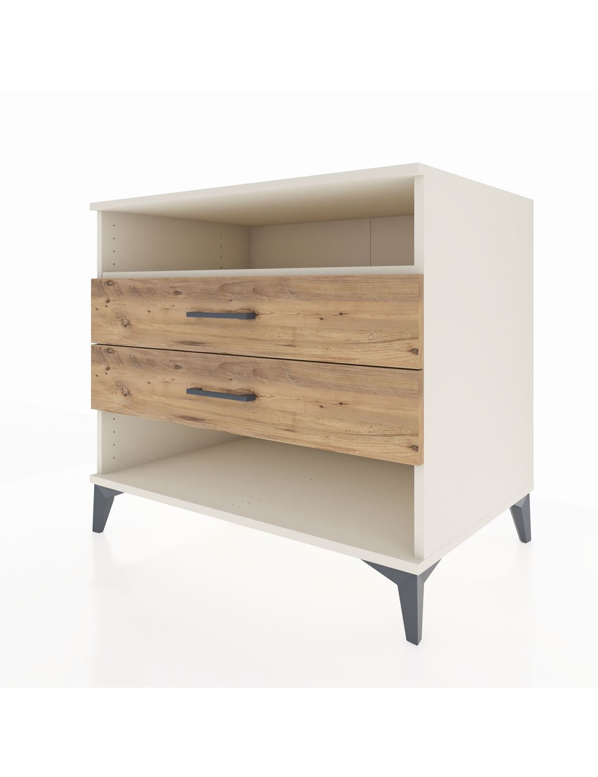 Kronos Şifonyer Tek Raflı 2 Çekmeceli 88x59x80 - S69M006V3C