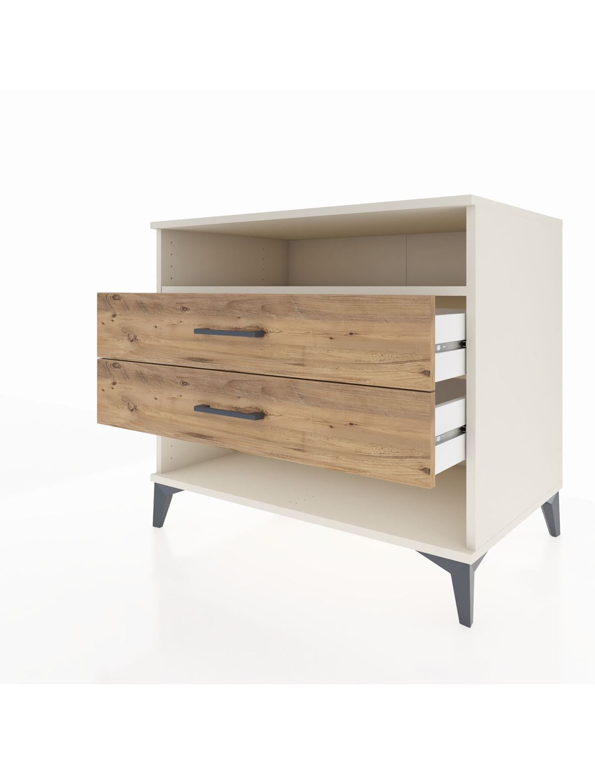 Kronos Şifonyer Tek Raflı 2 Çekmeceli 88x59x80 - S69M006V3C