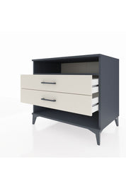 Kronos Şifonyer Tek Raflı 2 Çekmeceli 88x59x80 Antrasit-Aytaşı