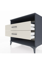 Kronos Şifonyer Tek Raflı 2 Çekmeceli 88x59x80 Antrasit-Aytaşı