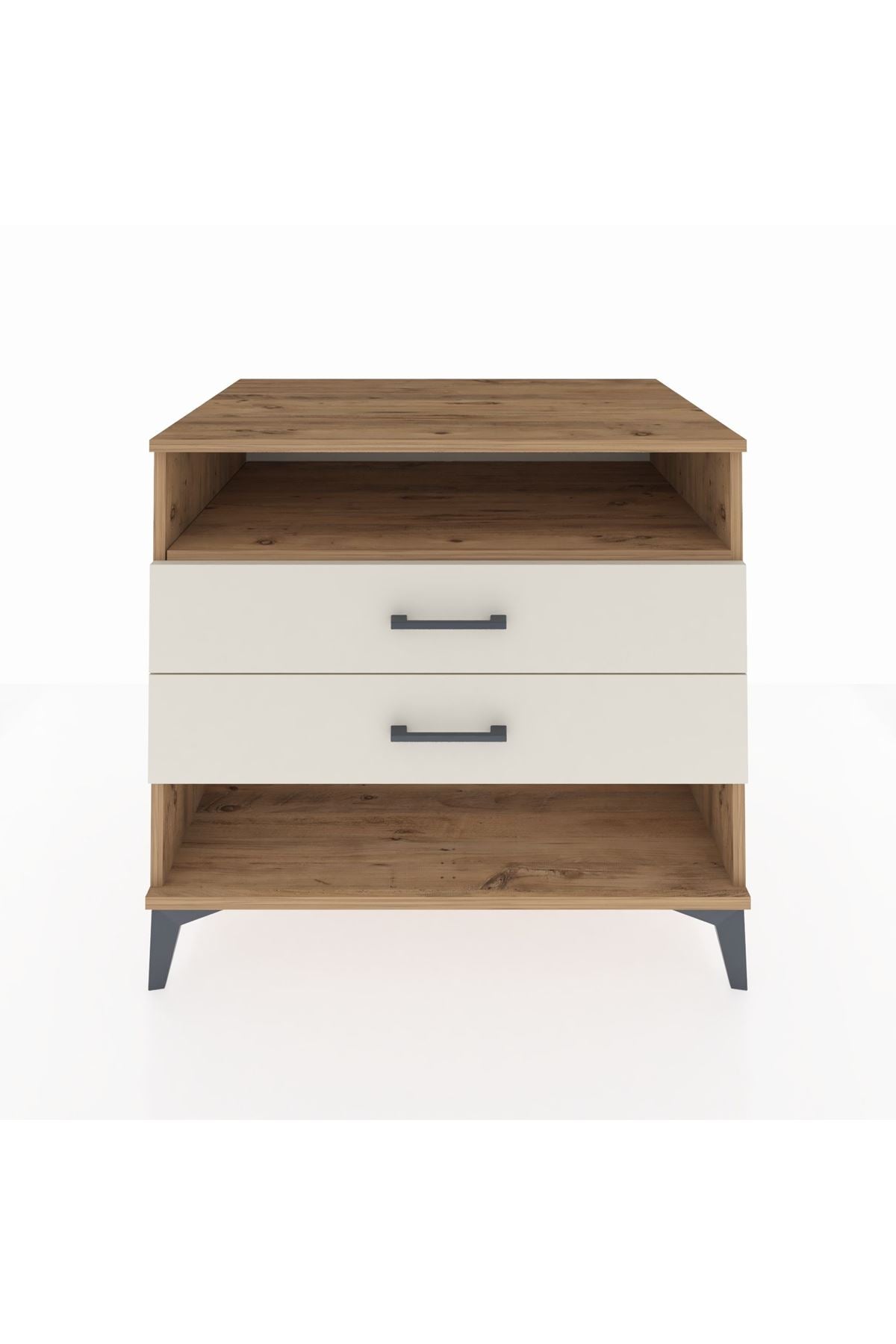 Kronos Şifonyer Tek Raflı 2 Çekmeceli 88x59x80 Çam-Aytaşı