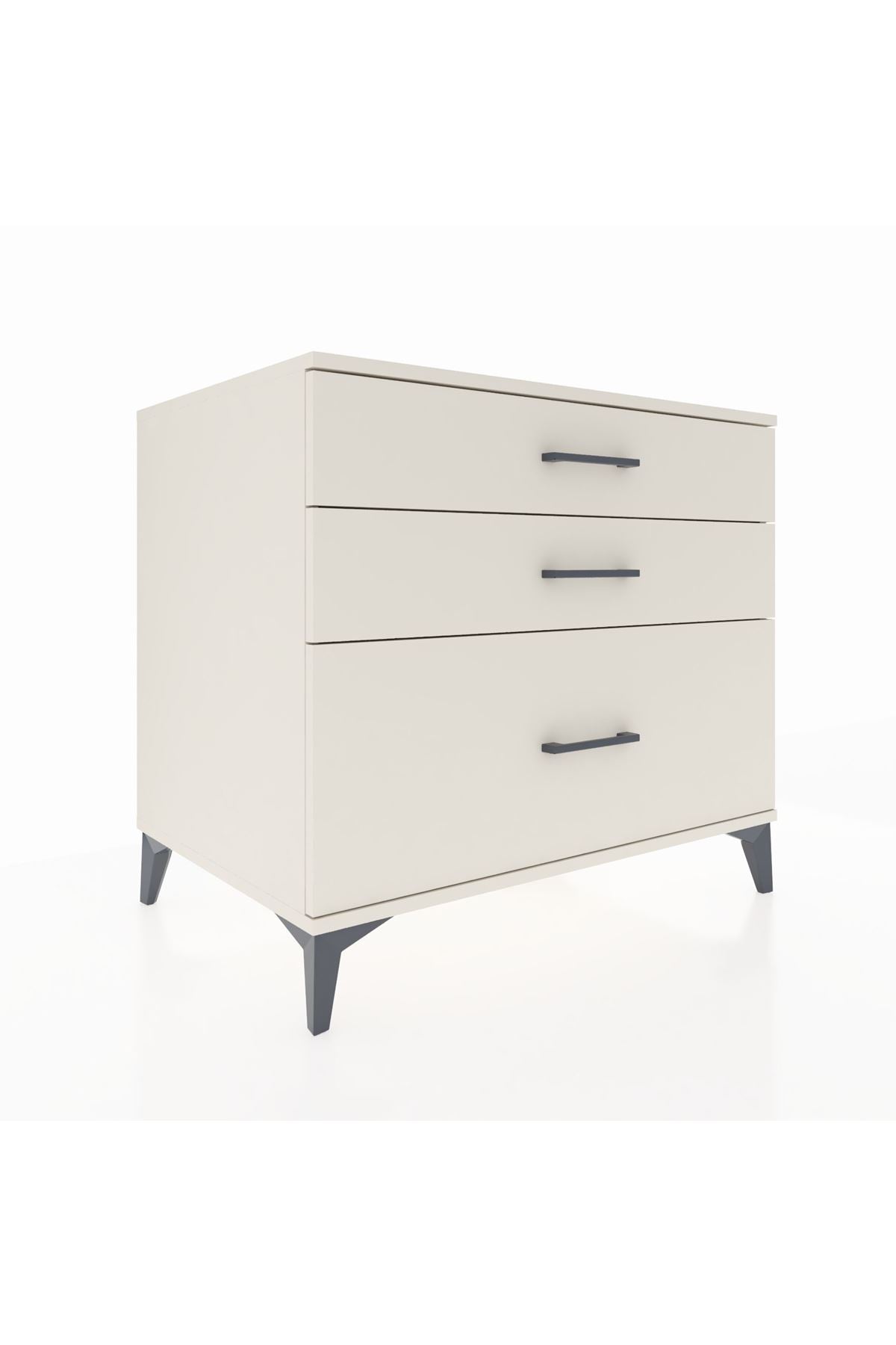 Kronos Şifonyer 3 Çekmeceli 88x59x80 Aytaşı-Aytaşı