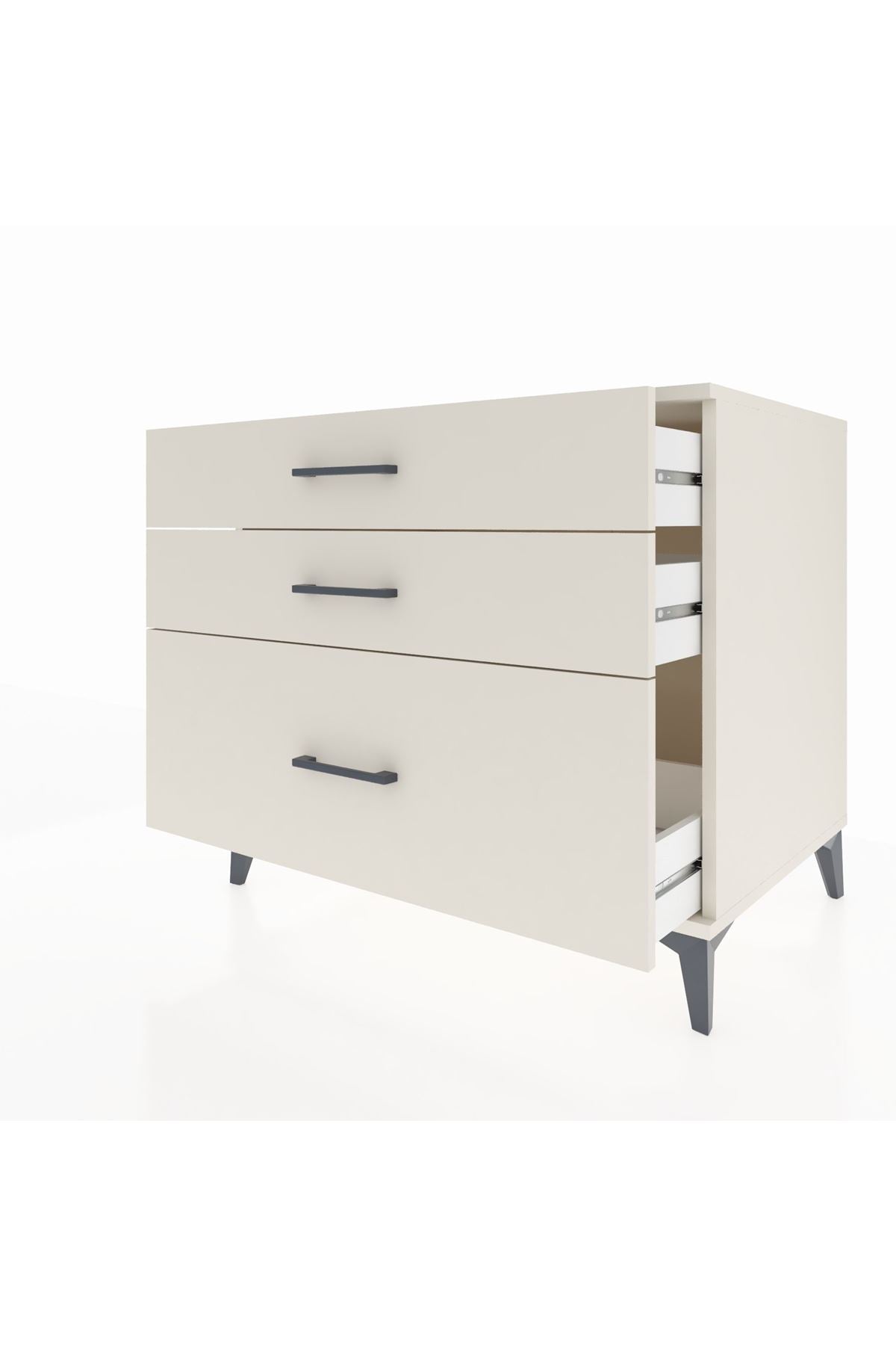 Kronos Şifonyer 3 Çekmeceli 88x59x80 Aytaşı-Aytaşı