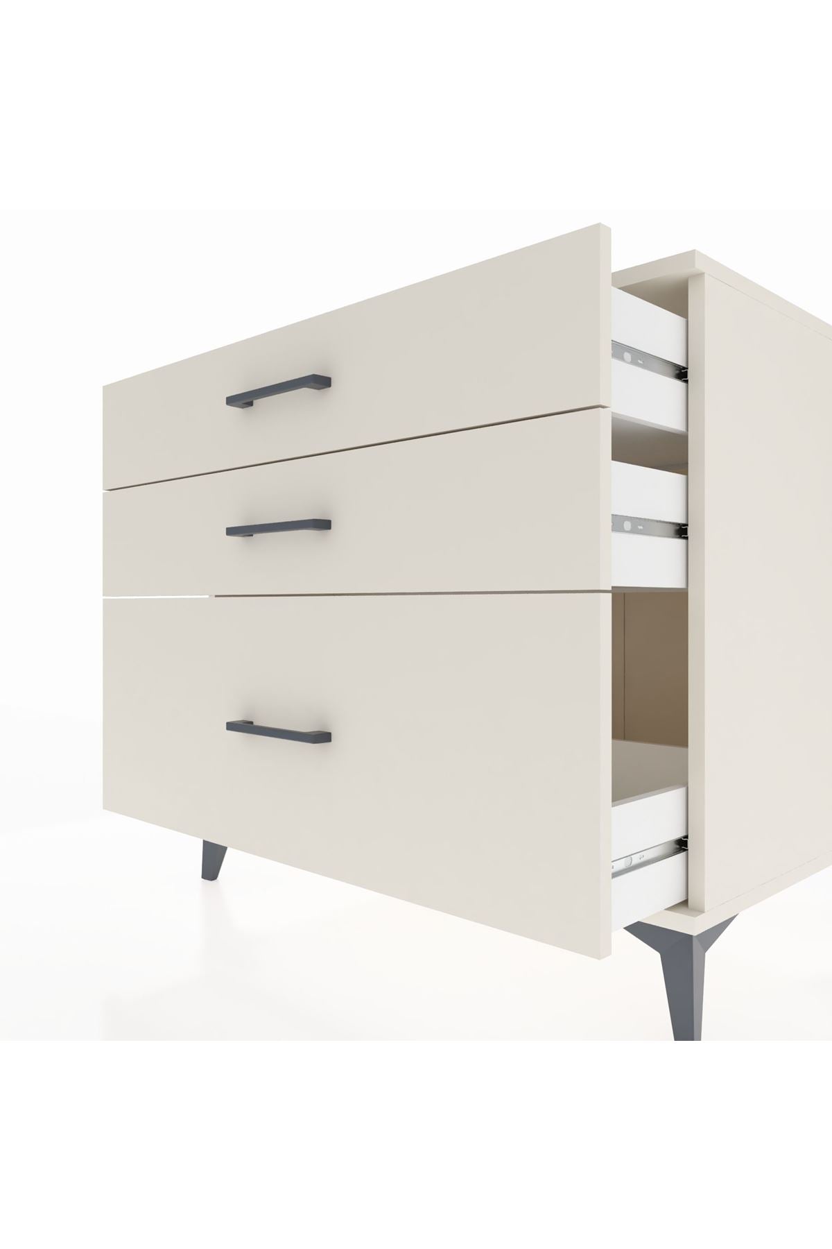 Kronos Şifonyer 3 Çekmeceli 88x59x80 Aytaşı-Aytaşı