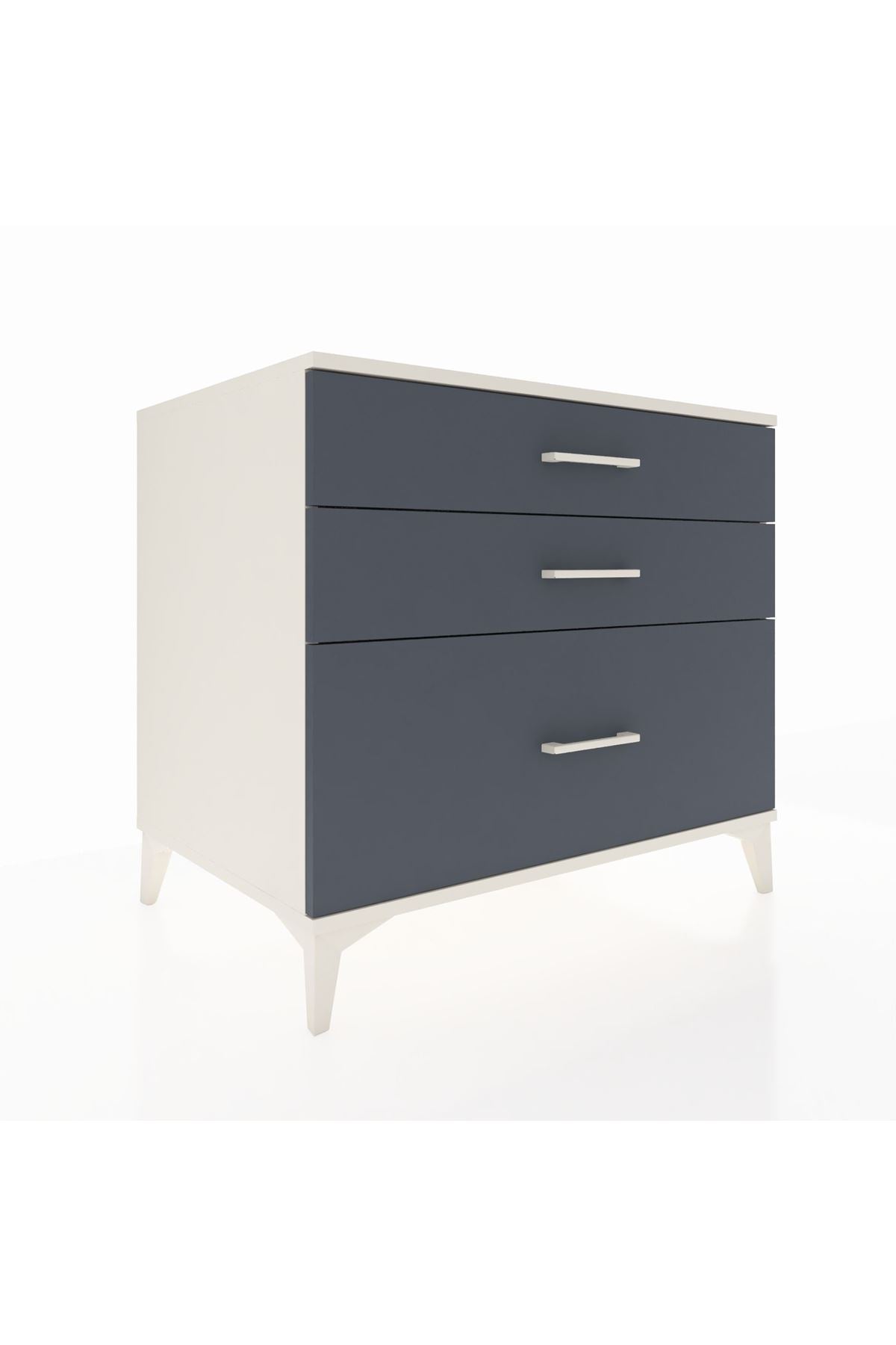 Kronos Şifonyer 3 Çekmeceli 88x59x80 Aytaşı-Antrasit