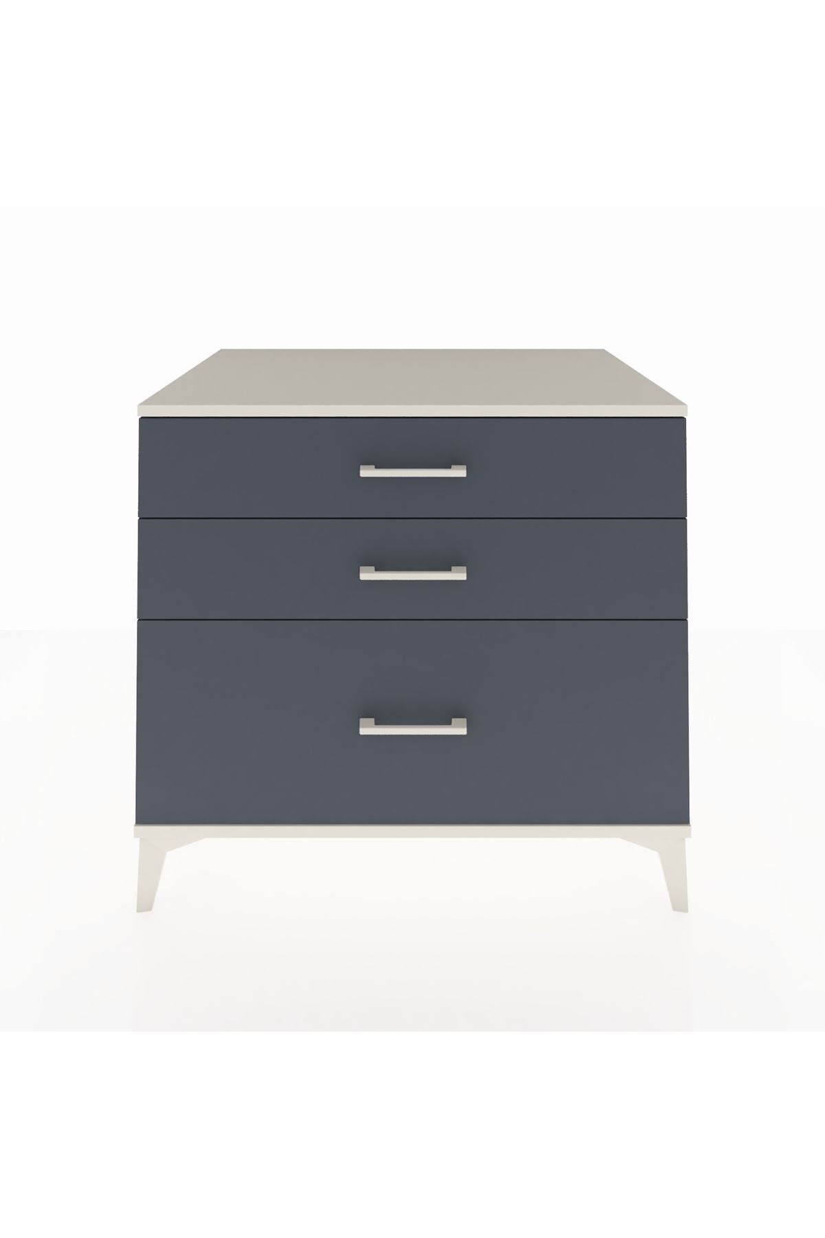 Kronos Şifonyer 3 Çekmeceli 88x59x80 Aytaşı-Antrasit