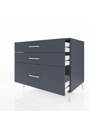 Kronos Şifonyer 3 Çekmeceli 88x59x80 Antrasit-Antrasit