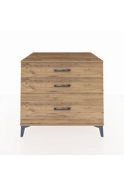 Kronos Şifonyer 3 Çekmeceli 88x59x80 Çam-Çam