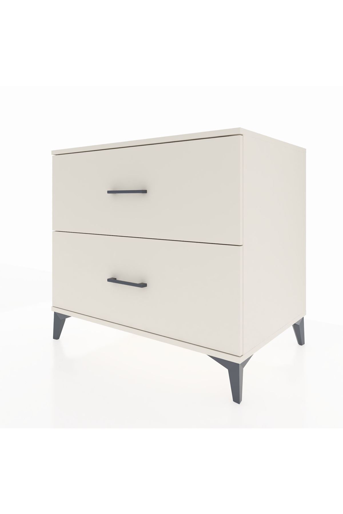 Kronos Şifonyer 2 Çekmeceli 88x59x80 Aytaşı-Aytaşı