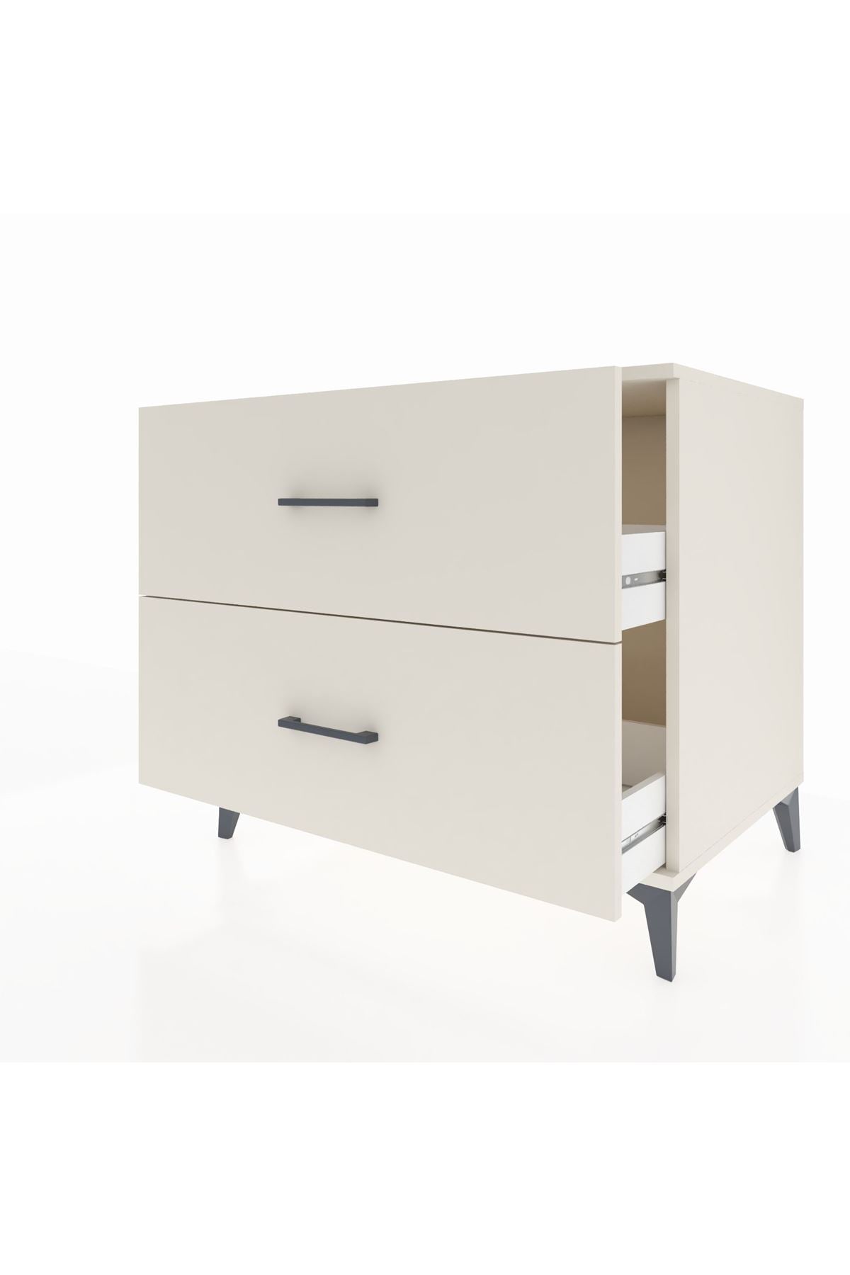 Kronos Şifonyer 2 Çekmeceli 88x59x80 Aytaşı-Aytaşı