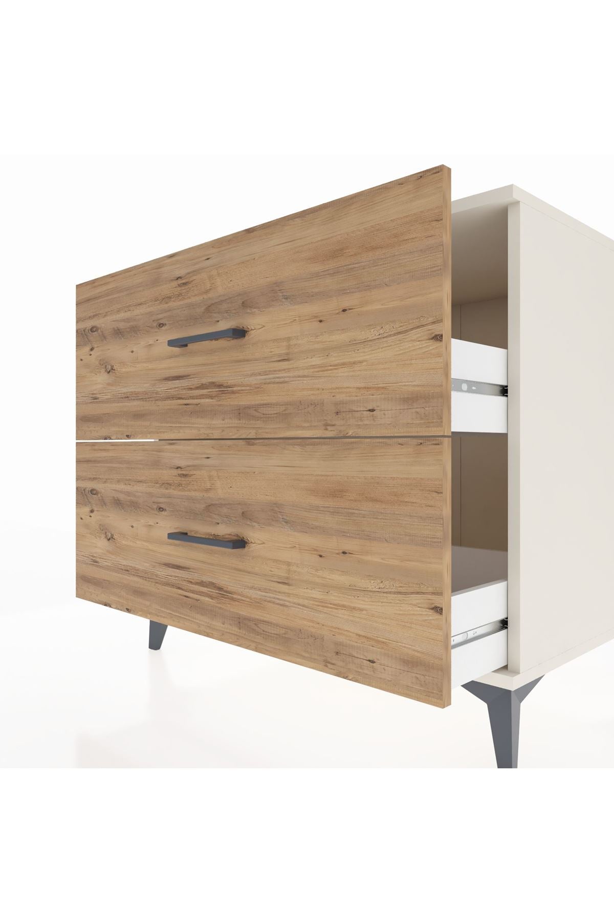Kronos Şifonyer 2 Çekmeceli 88x59x80 Aytaşı-Çam