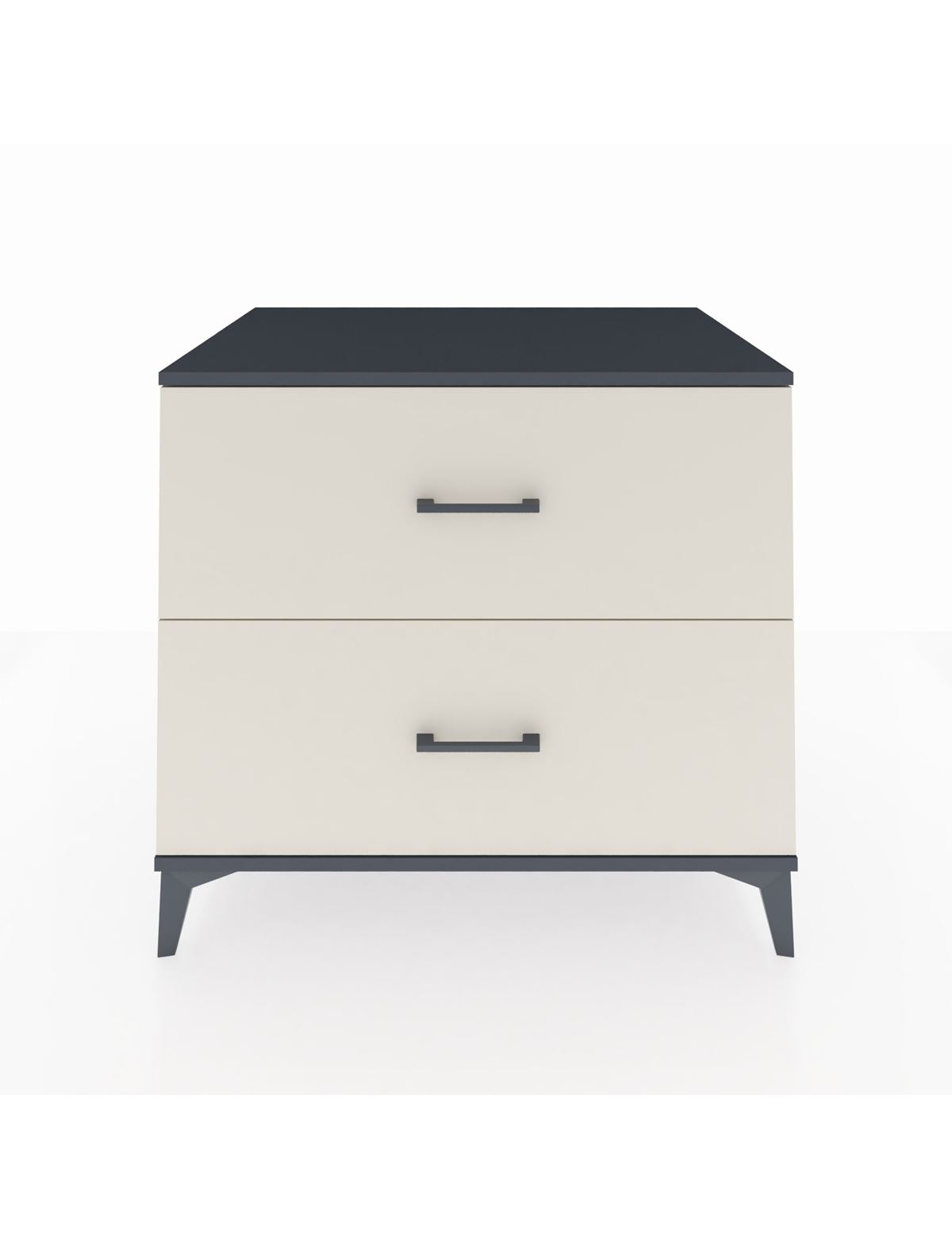 Kronos Şifonyer 2 Çekmeceli 88x59x80 Antrasit-Aytaşı