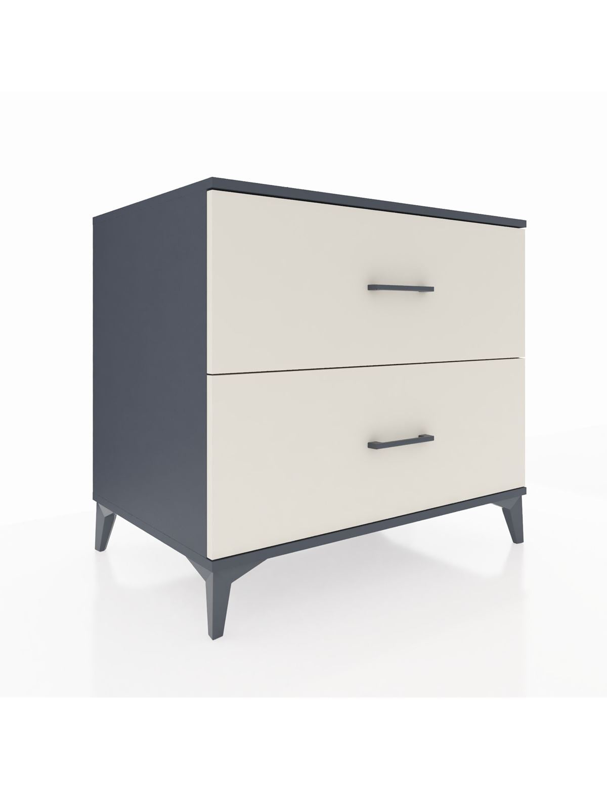 Kronos Şifonyer 2 Çekmeceli 88x59x80 Antrasit-Aytaşı