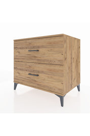 Kronos Şifonyer 2 Çekmeceli 88x59x80 Çam-Çam