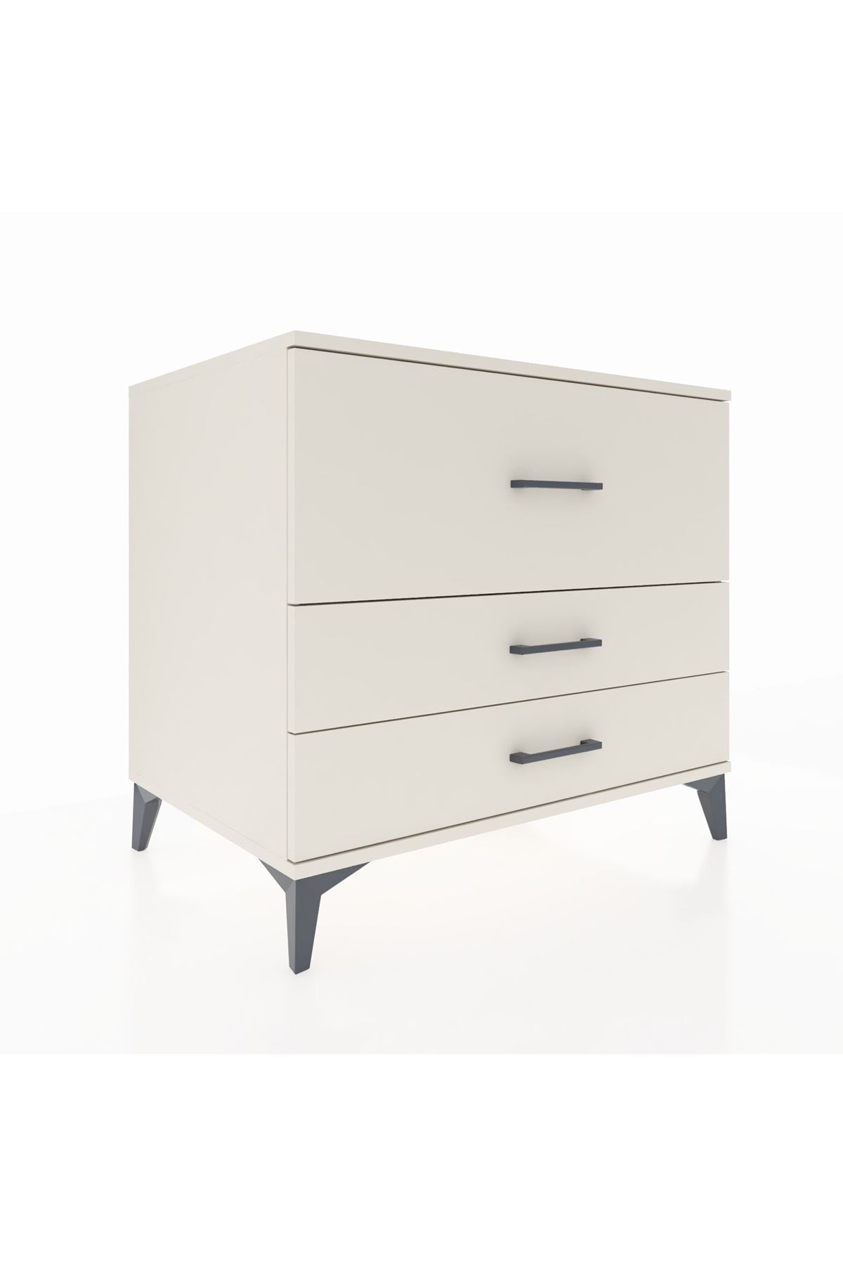 Kronos Şifonyer 3 Çekmeceli 88x59x80 Aytaşı-Aytaşı