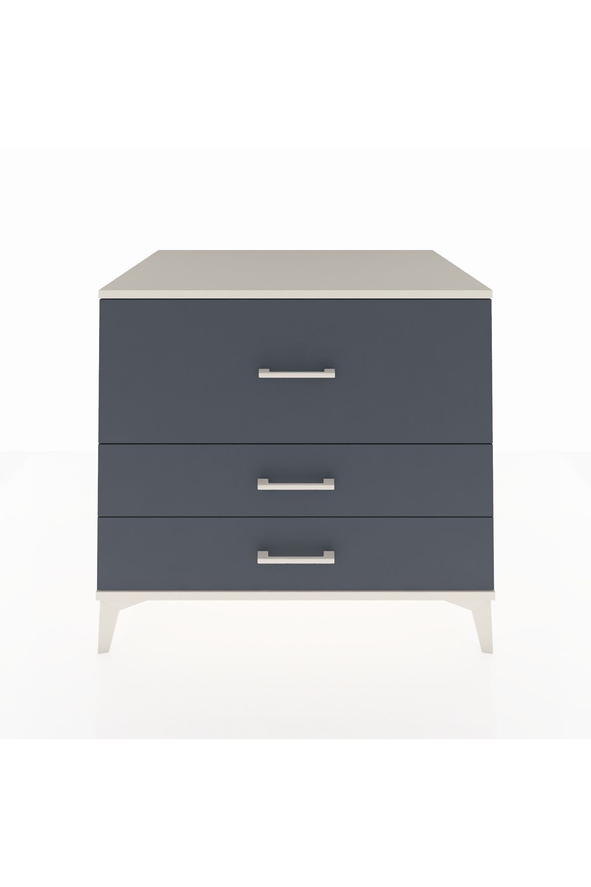 Kronos Şifonyer 3 Çekmeceli 88x59x80 Aytaşı-Antrasit