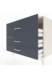 Kronos Şifonyer 3 Çekmeceli 88x59x80 Aytaşı-Antrasit