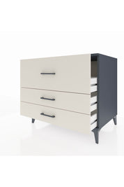 Kronos Şifonyer 3 Çekmeceli 88x59x80 Antrasit-Aytaşı