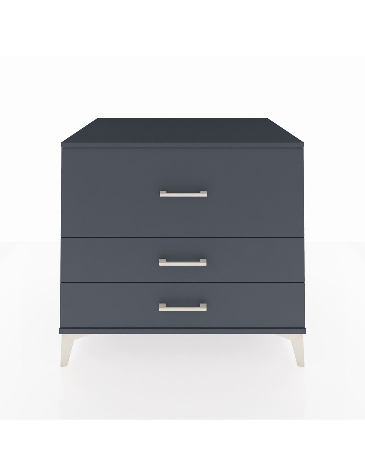 Kronos Şifonyer 3 Çekmeceli 88x59x80 Antrasit-Antrasit