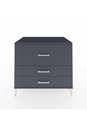 Kronos Şifonyer 3 Çekmeceli 88x59x80 Antrasit-Antrasit