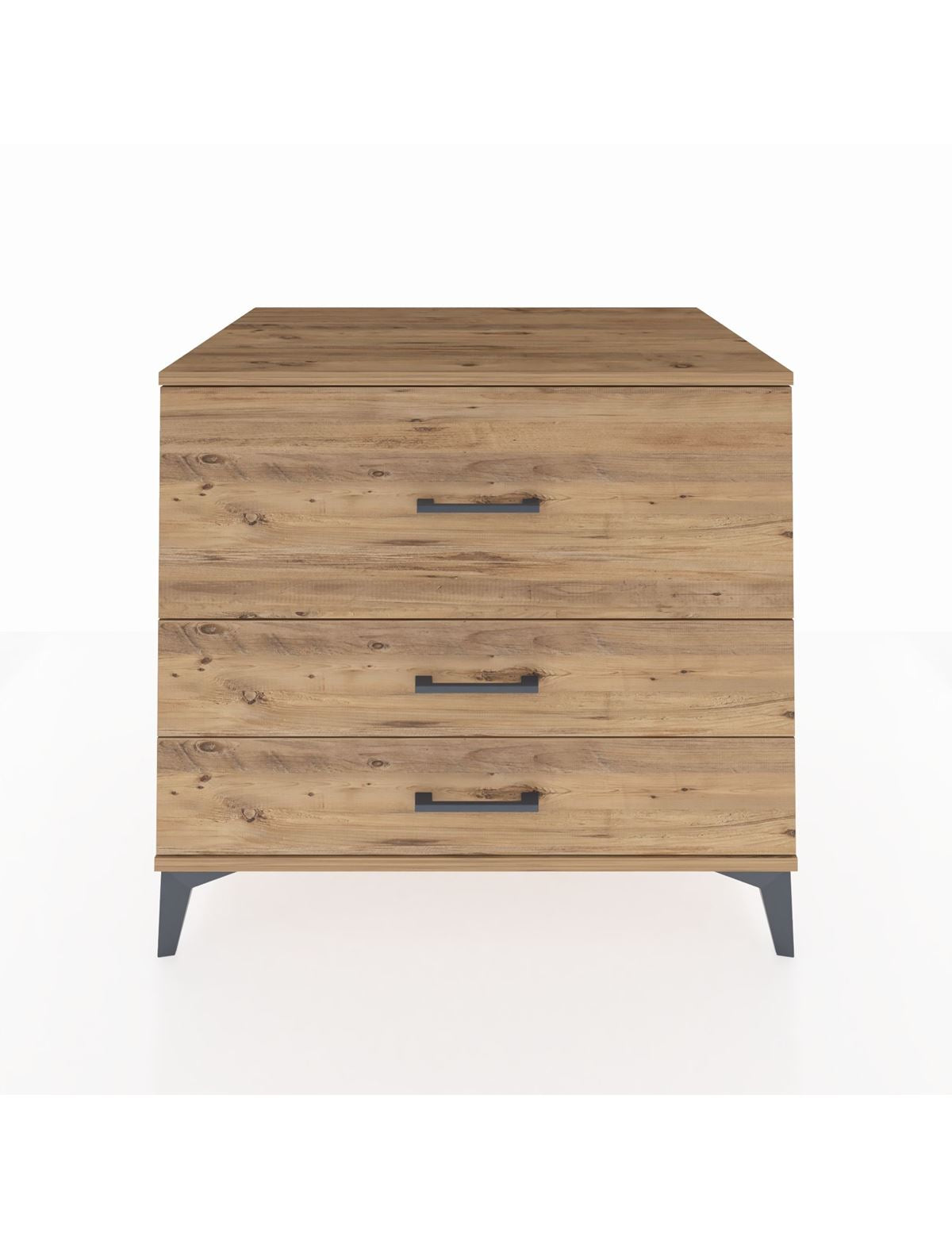 Kronos Şifonyer 3 Çekmeceli 88x59x80 Çam-Çam