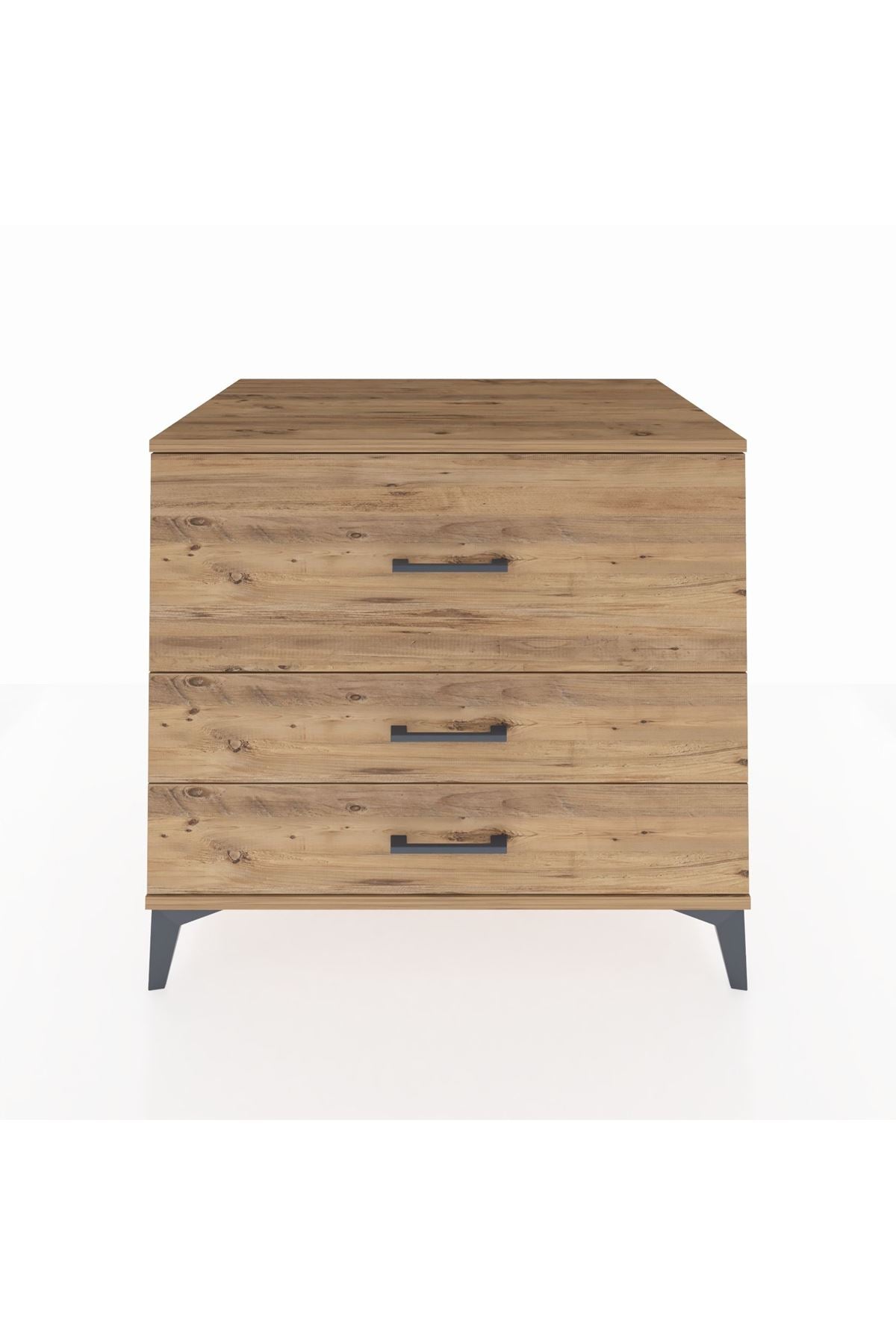 Kronos Şifonyer 3 Çekmeceli 88x59x80 Çam-Çam