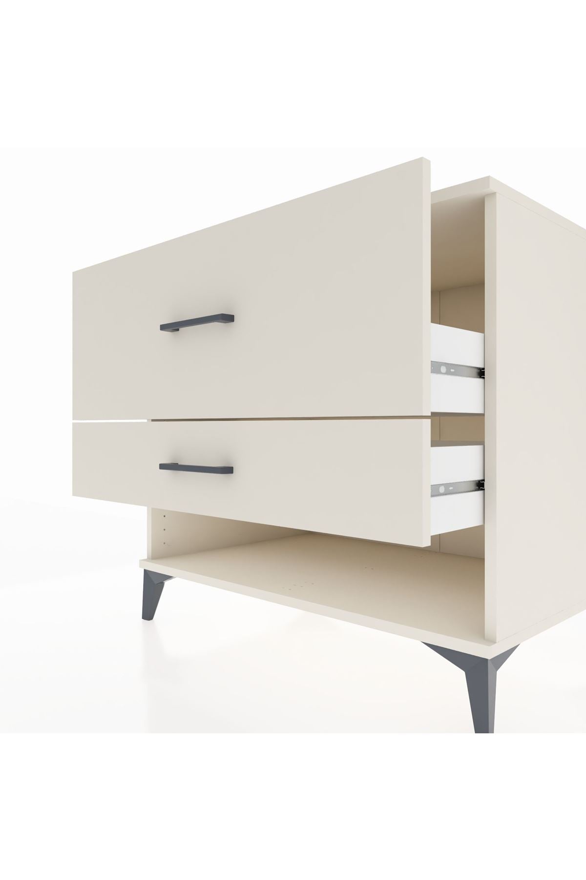 Kronos Şifonyer 2 Çekmeceli 88x59x80 Aytaşı-Aytaşı