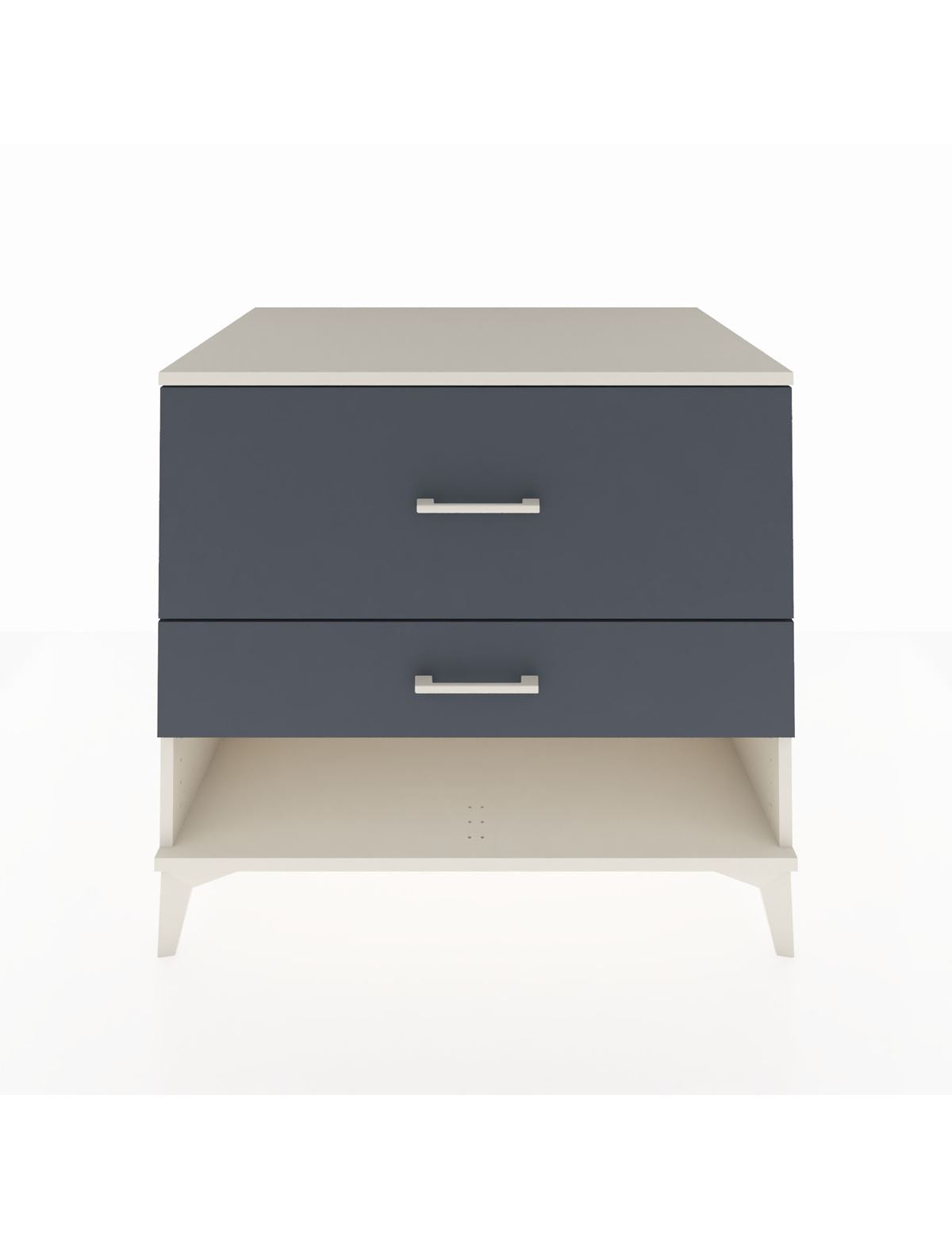 Kronos Şifonyer 2 Çekmeceli 88x59x80 Aytaşı-Antrasit