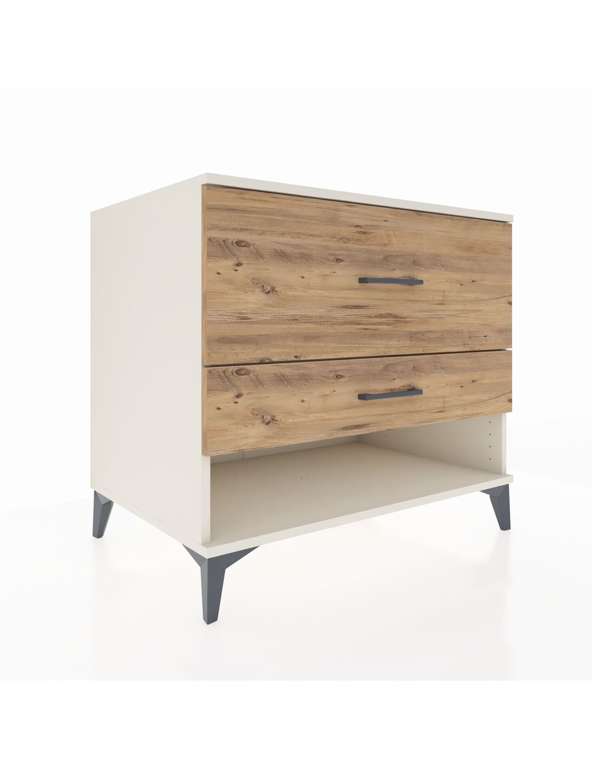 Kronos Şifonyer 2 Çekmeceli 88x59x80 Aytaşı-Çam