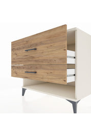 Kronos Şifonyer 2 Çekmeceli 88x59x80 Aytaşı-Çam