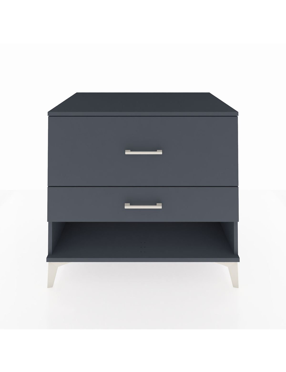 Kronos Şifonyer 2 Çekmeceli 88x59x80 Antrasit-Antrasit