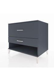 Kronos Şifonyer 2 Çekmeceli 88x59x80 Antrasit-Antrasit