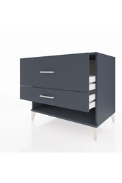 Kronos Şifonyer 2 Çekmeceli 88x59x80 Antrasit-Antrasit