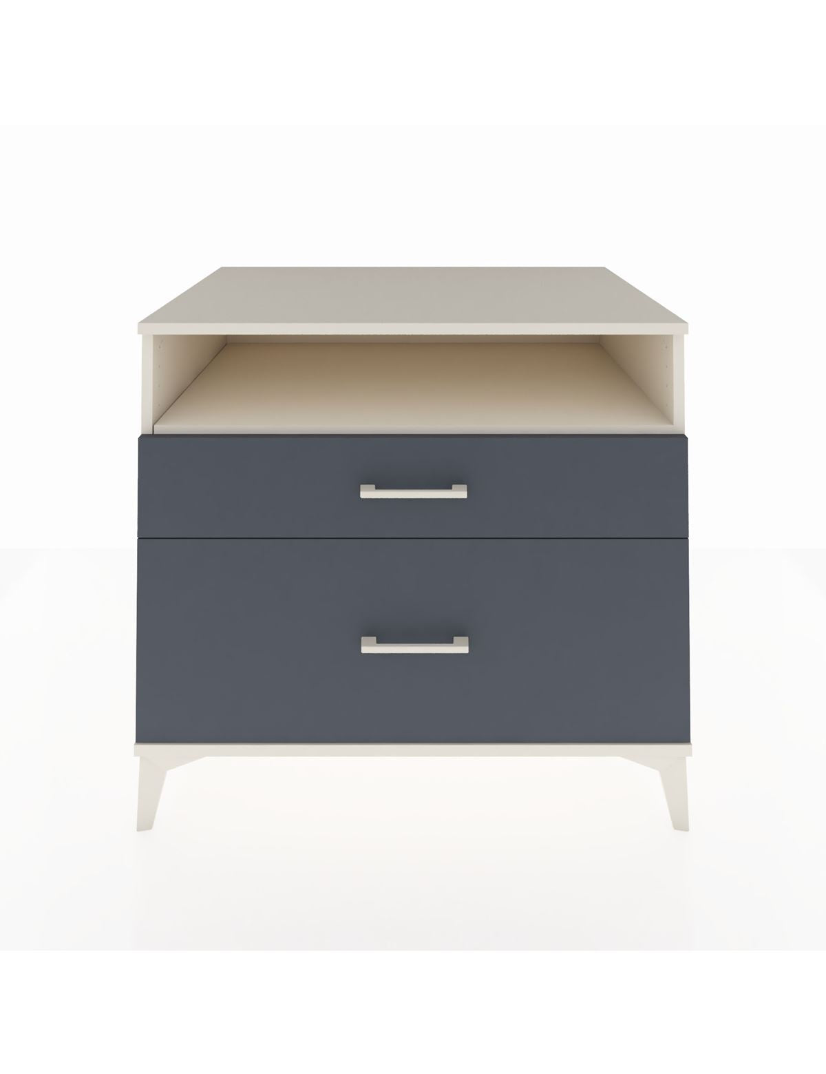 Kronos Şifonyer Tek Raflı 2 Çekmeceli 88x59x80 Aytaşı-Antrasit