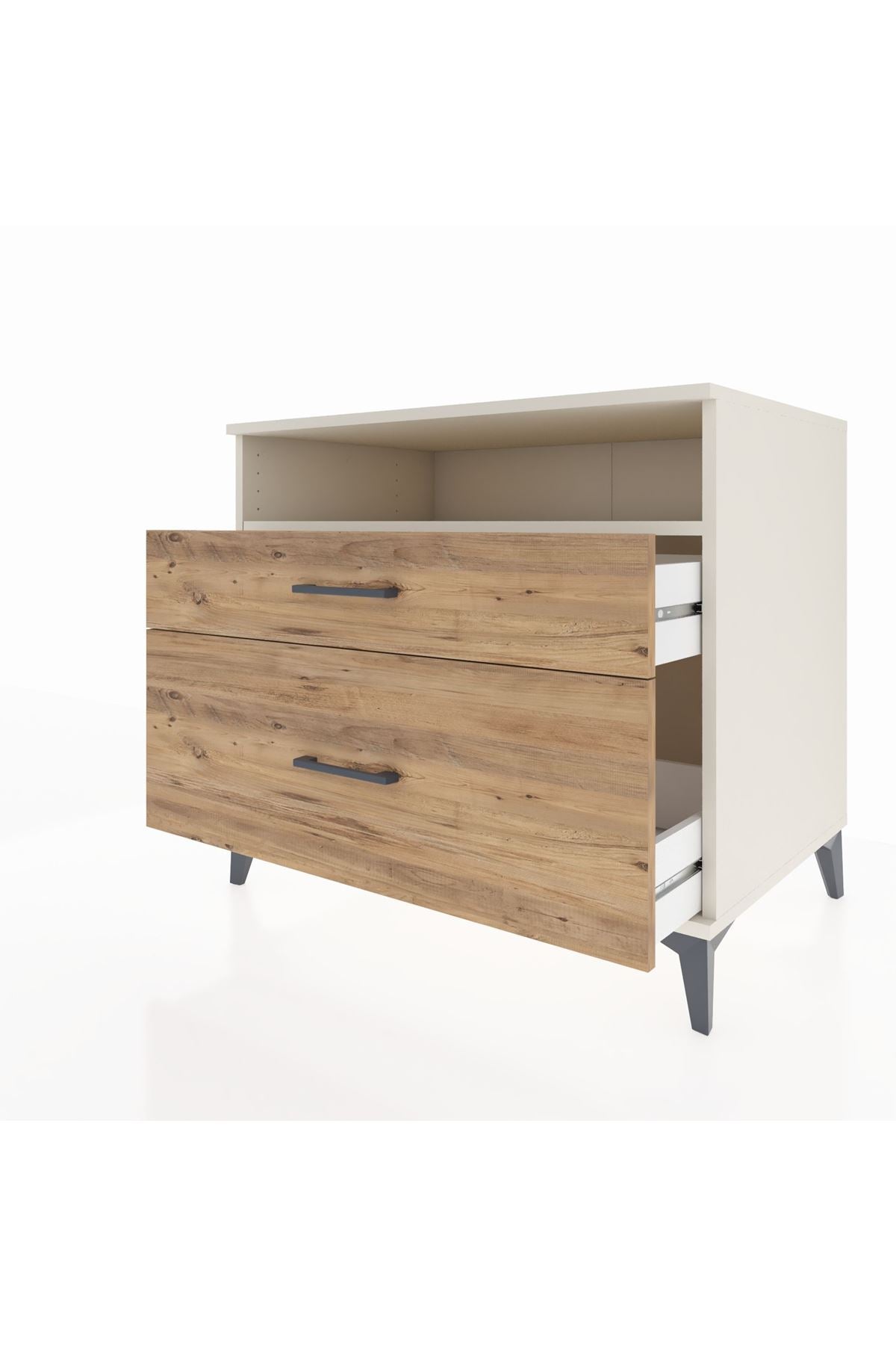 Kronos Şifonyer Tek Raflı 2 Çekmeceli 88x59x80 Aytaşı-Çam