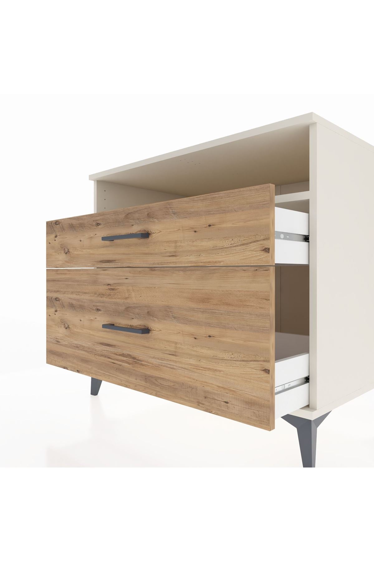 Kronos Şifonyer Tek Raflı 2 Çekmeceli 88x59x80 Aytaşı-Çam