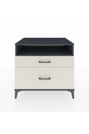 Kronos Şifonyer Tek Raflı 2 Çekmeceli 88x59x80 Antrasit-Aytaşı