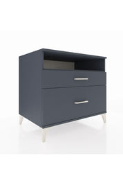 Kronos Şifonyer Tek Raflı 2 Çekmeceli 88x59x80 Antrasit-Antrasit