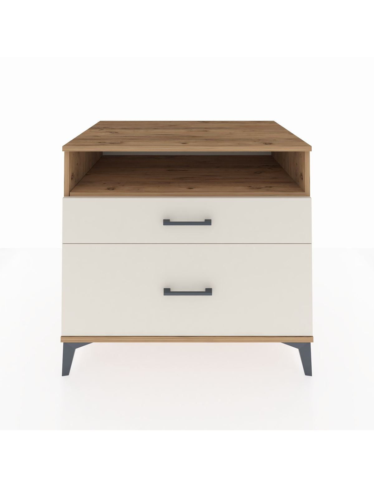 Kronos Şifonyer Tek Raflı 2 Çekmeceli 88x59x80 Çam-Aytaşı