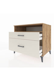 Kronos Şifonyer Tek Raflı 2 Çekmeceli 88x59x80 Çam-Aytaşı