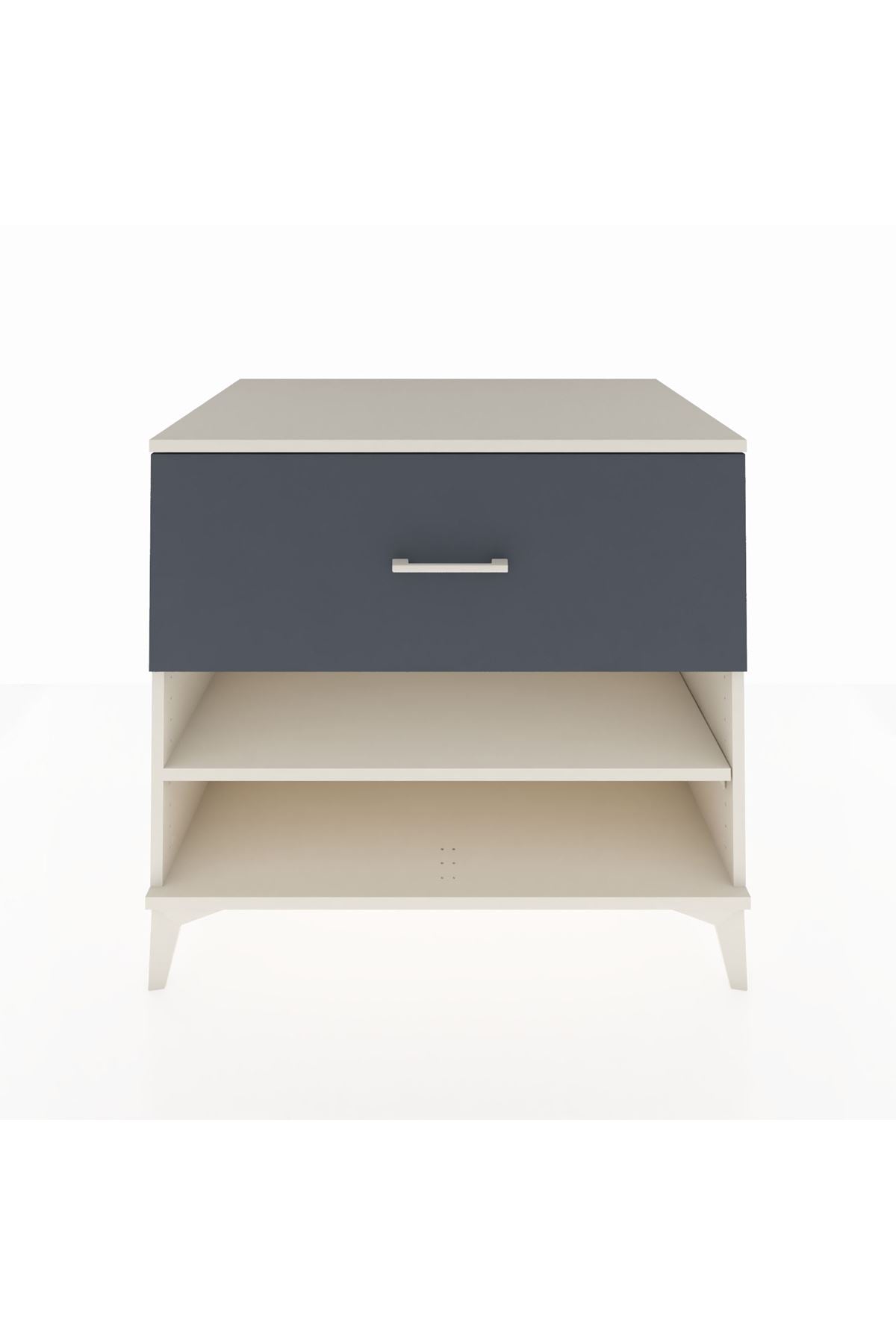 Kronos Şifonyer Tek Raflı Tek Çekmeceli 88x59x80 Aytaşı-Antrasit