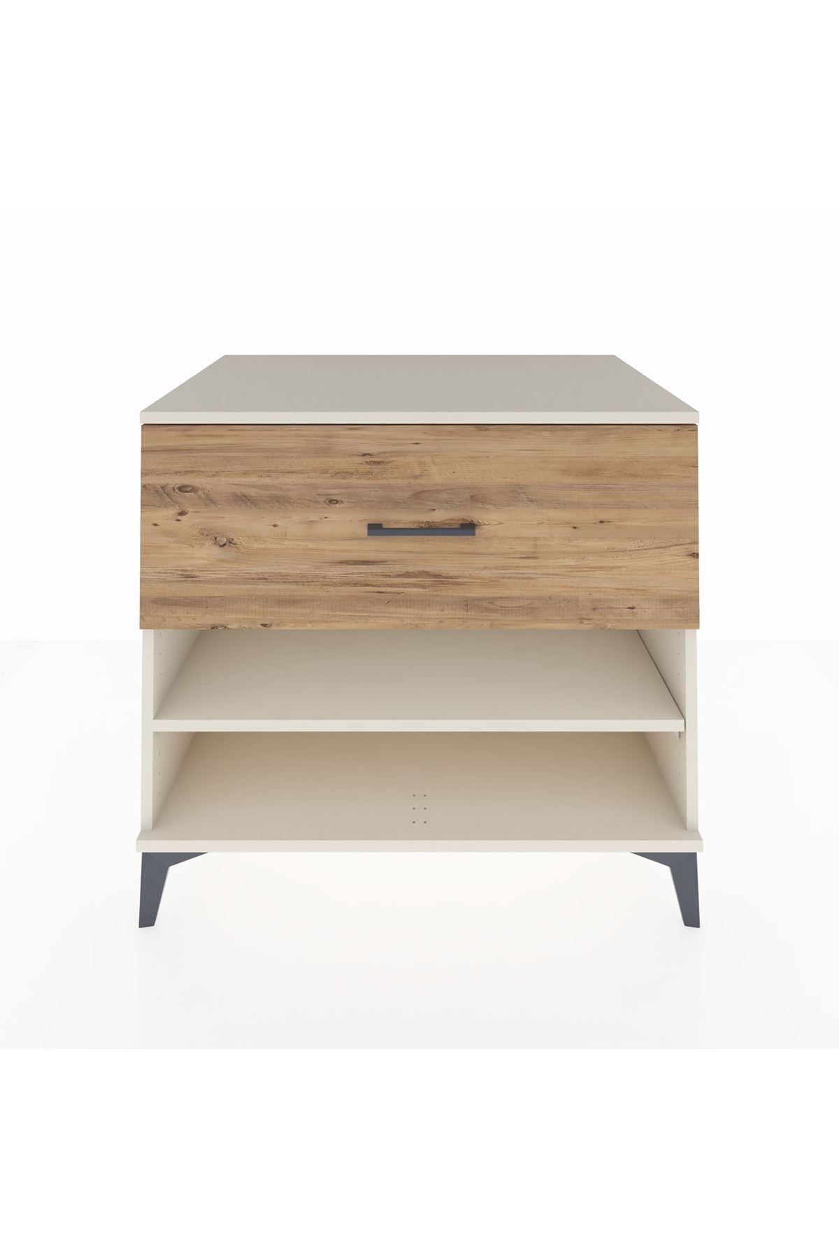 Kronos Şifonyer Tek Raflı Tek Çekmeceli 88x59x80 Aytaşı-Çam