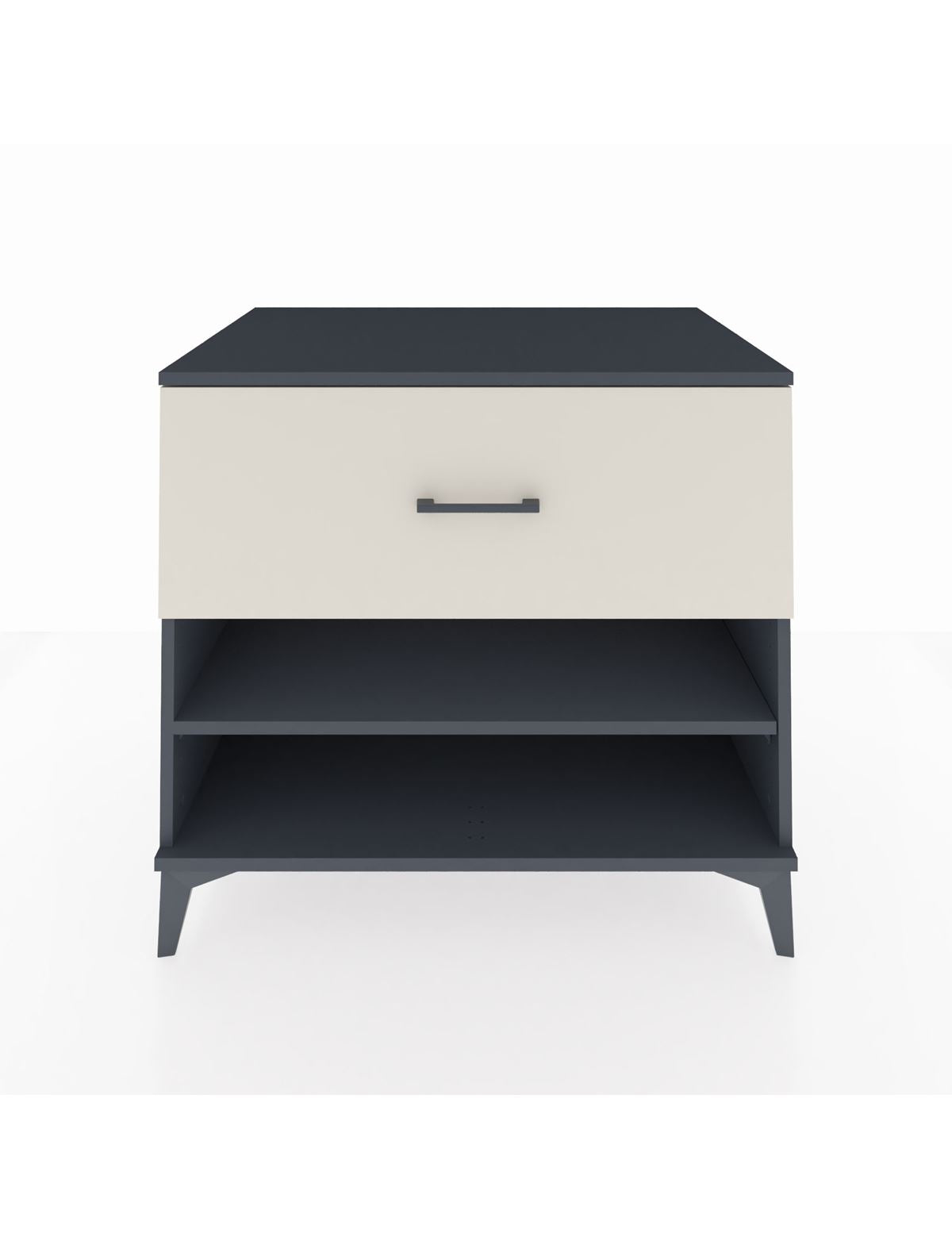 Kronos Şifonyer Tek Raflı Tek Çekmeceli 88x59x80 Antrasit-Aytaşı