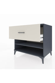 Kronos Şifonyer Tek Raflı Tek Çekmeceli 88x59x80 Antrasit-Aytaşı