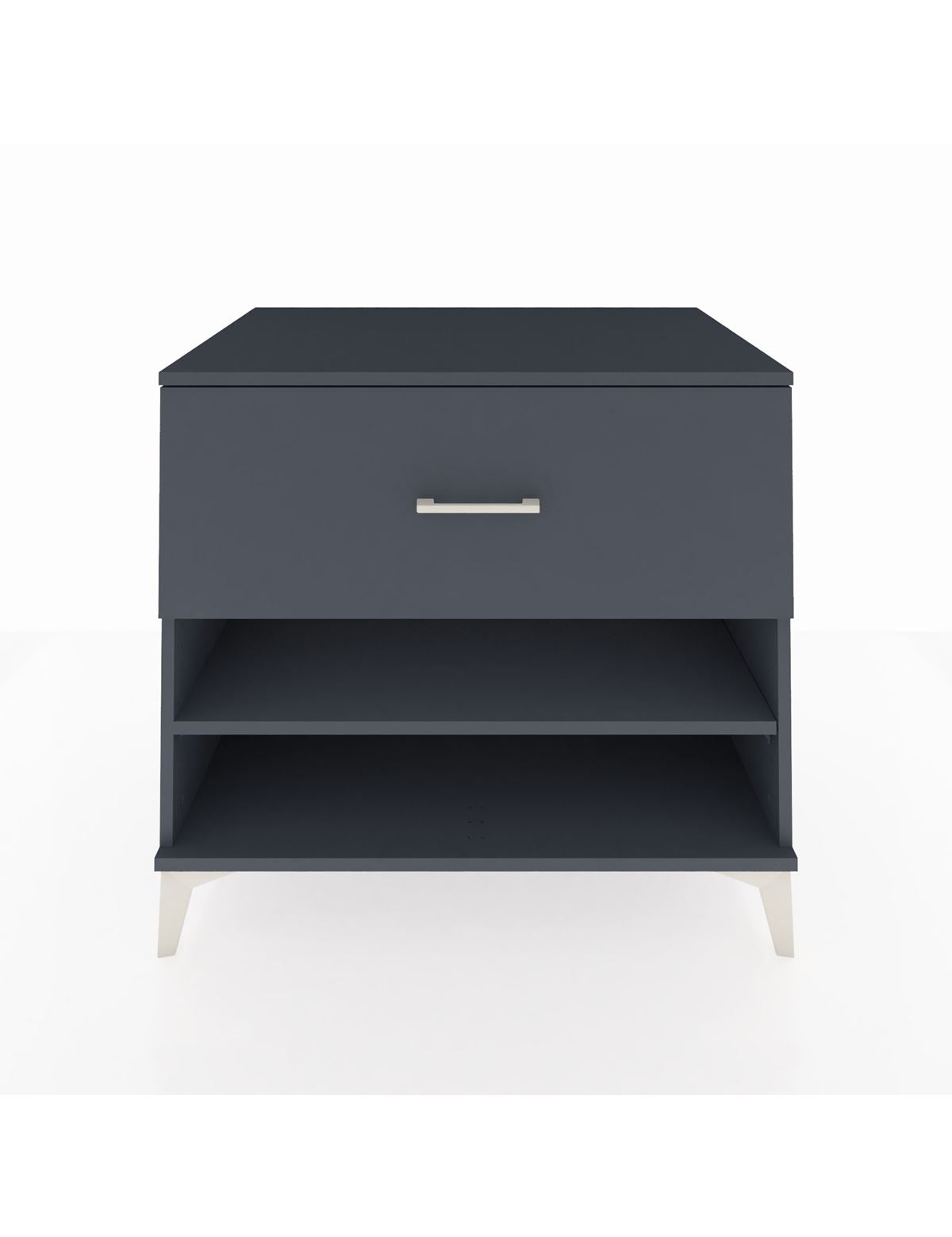 Kronos Şifonyer Tek Raflı Tek Çekmeceli 88x59x80 Antrasit-Antrasit