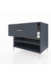 Kronos Şifonyer Tek Raflı Tek Çekmeceli 88x59x80 Antrasit-Antrasit